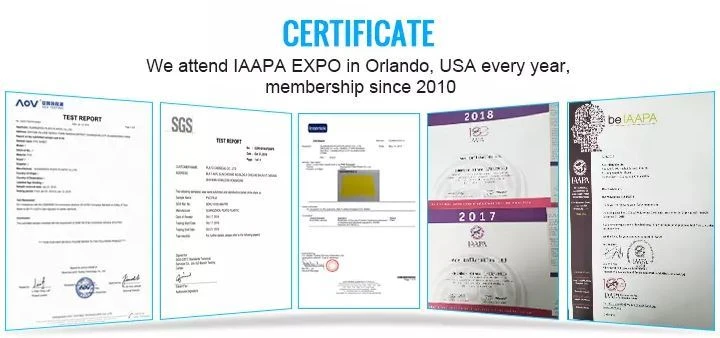 Ace Inflatables Certificates
