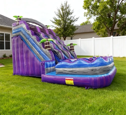 Curved Inflatable Water Slide
